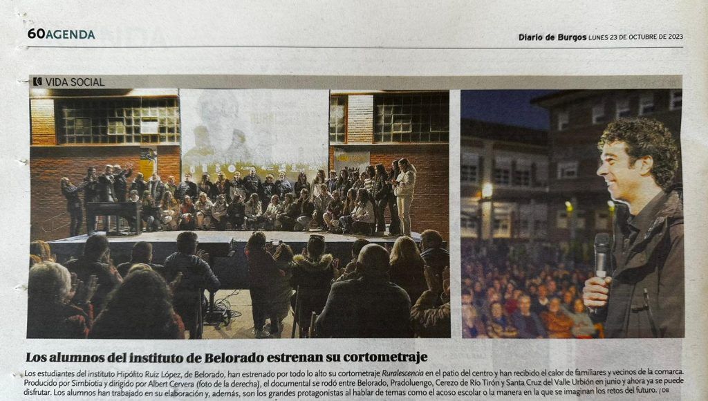 Estreno Ruralescencia Diario de Burgos Estreno Ruralescencia Diario de Burgos